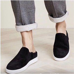 VINCE Slip On Mules in Black Suede, 10M, EUC